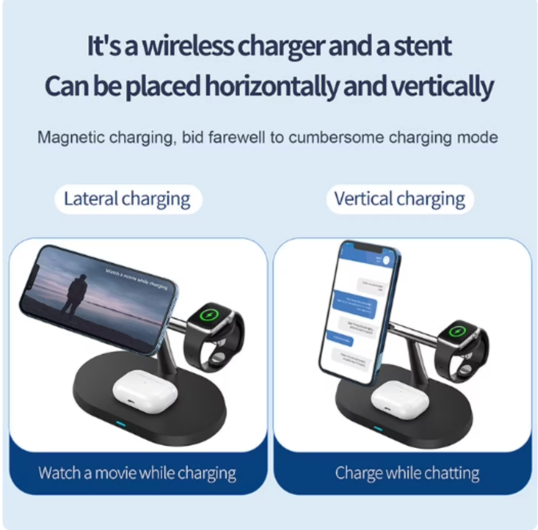 Smart 4-in-1 Magnetic Wireless Charger