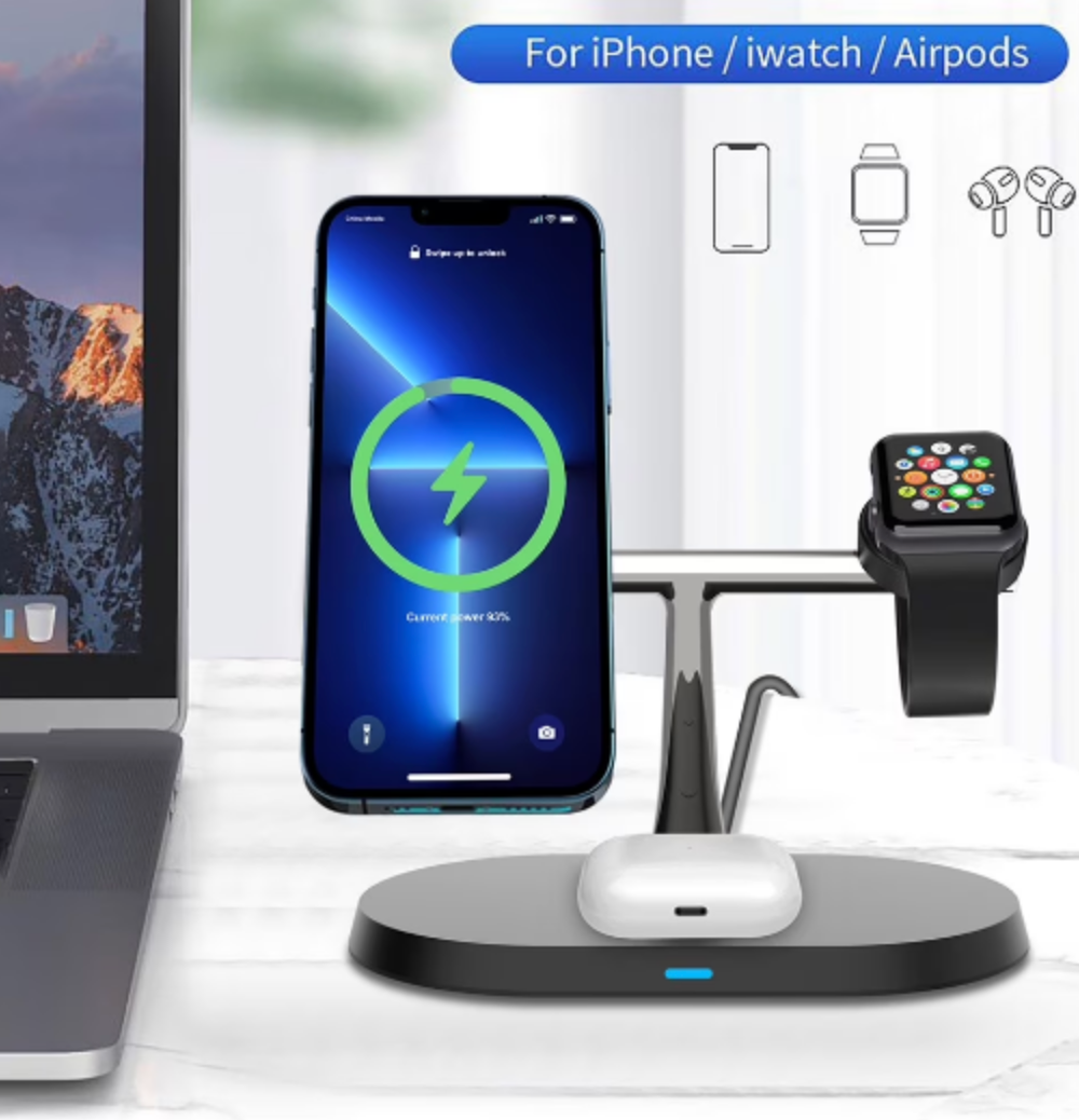 Smart 4-in-1 Magnetic Wireless Charger