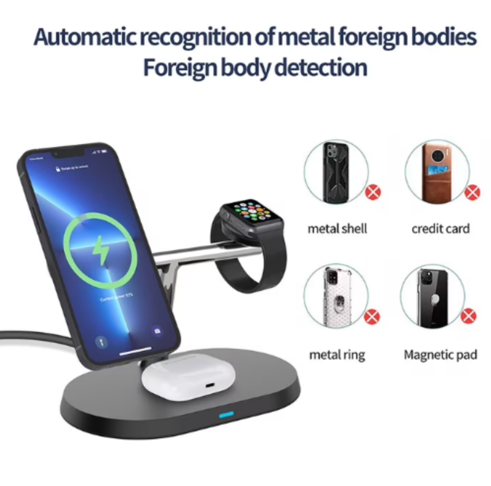 Smart 4-in-1 Magnetic Wireless Charger