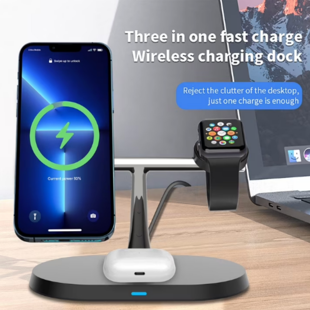 Smart 4-in-1 Magnetic Wireless Charger