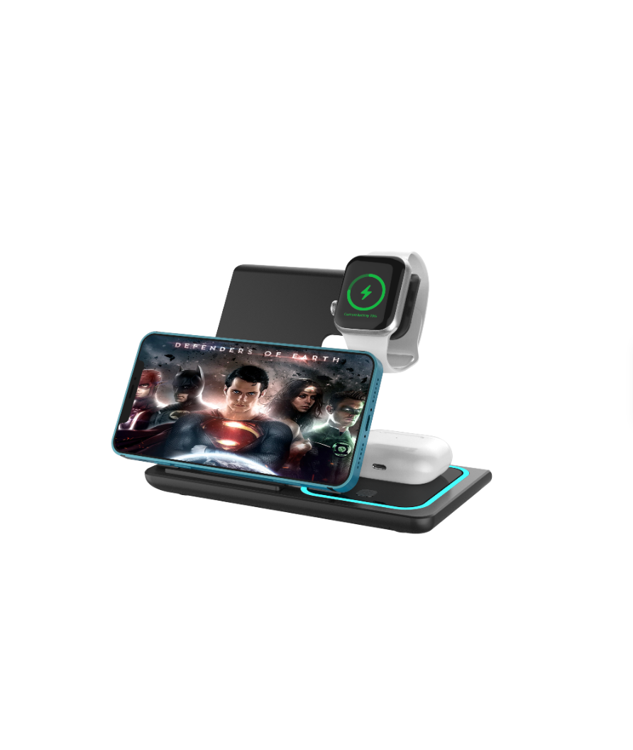 15W 3-in-1 Foldable Magnetic Wireless Charger