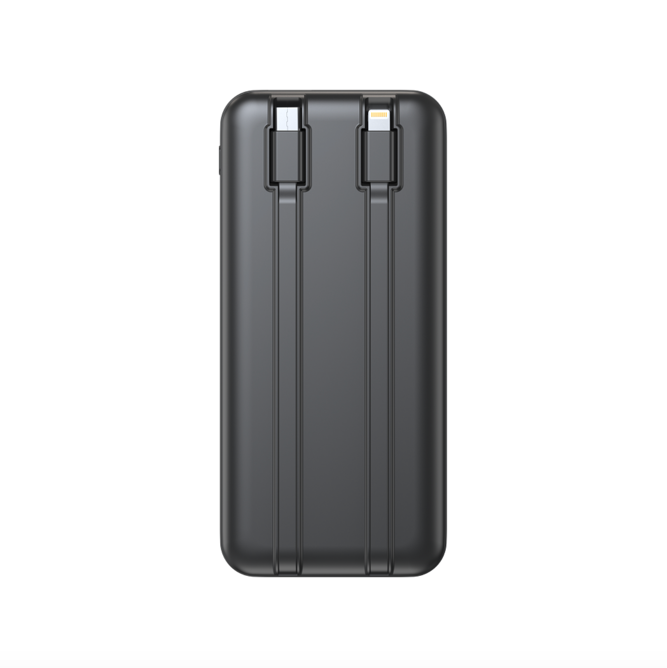 10,000mAh Power Bank with Built-in Cables