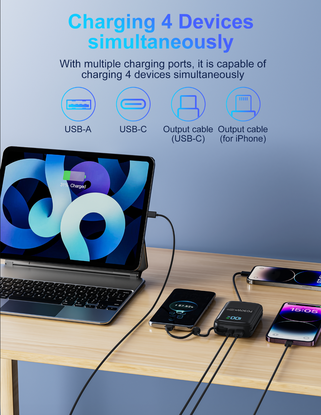 10,000mAh 20W Fast Charging Power Bank