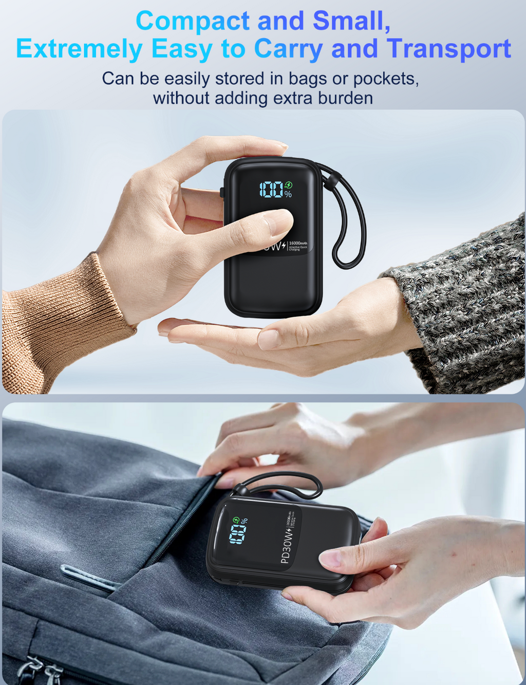 10,000mAh 20W Fast Charging Power Bank