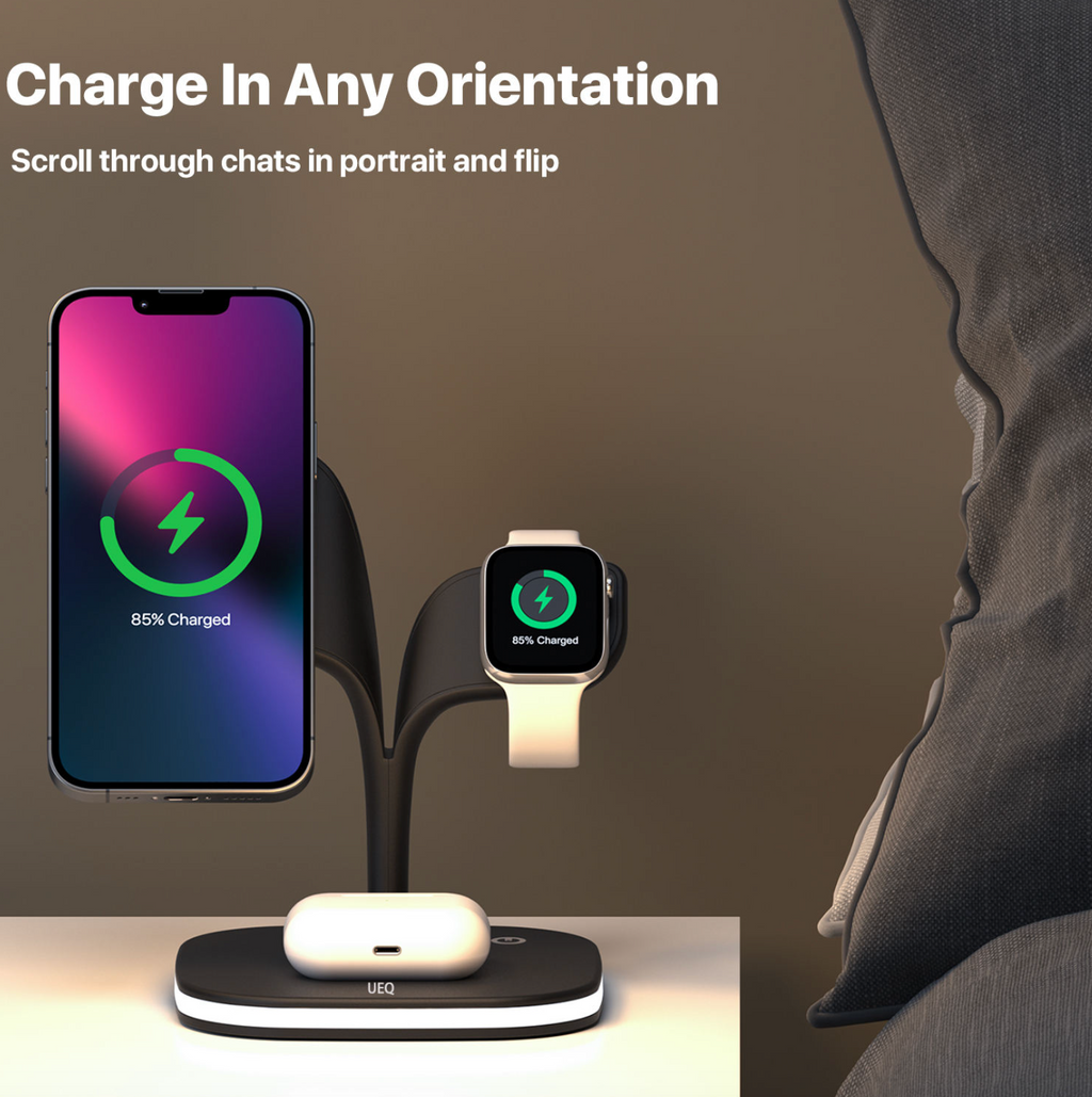 Magnetic 3-in-1 Wireless Charger