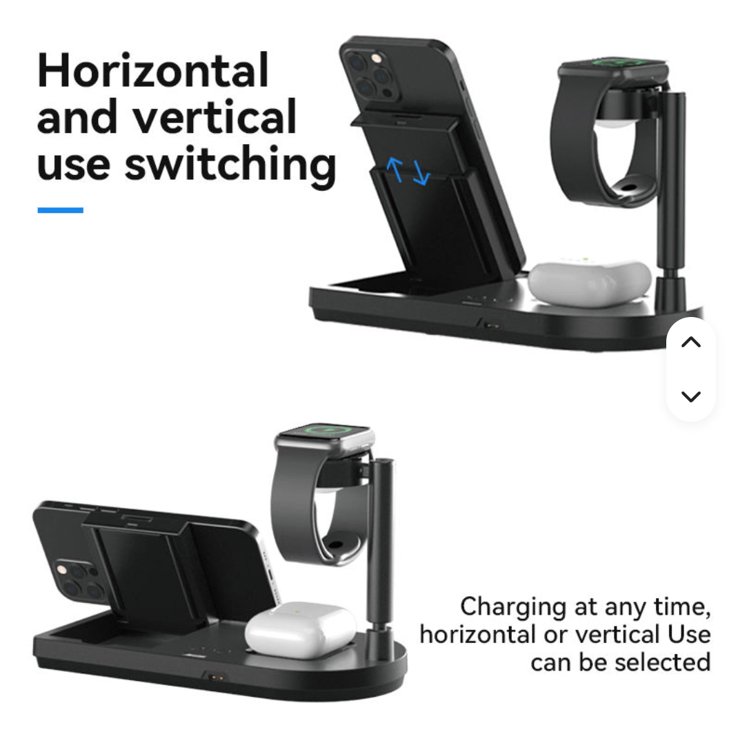 15W 3-in-1 Smart Wireless Charger