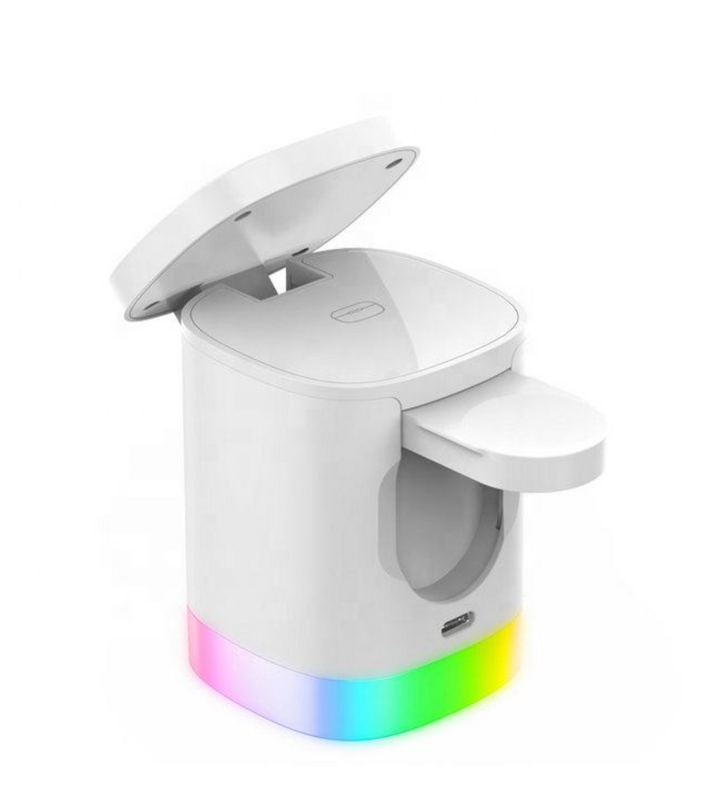 15W 3-in-1 Magnetic Wireless Charger with LED Night Light