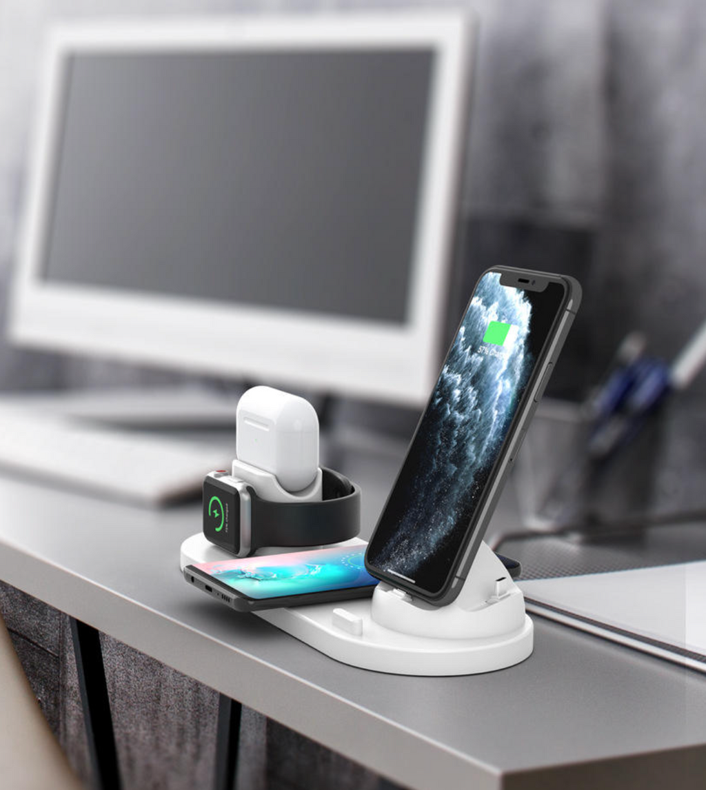 Fast Charging 4-in-1 Wireless Charger Dock
