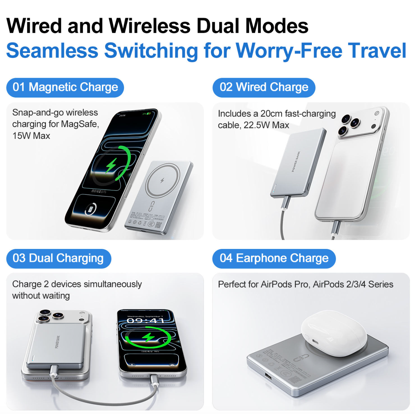 Mini 5,000mAh / 10,000mAh Fast Charging Power Bank